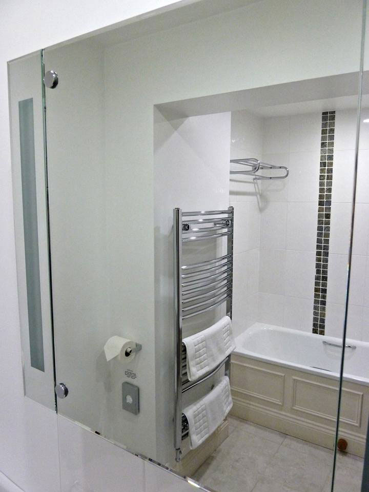Style Plumbing & Heating vertical chrome radiator